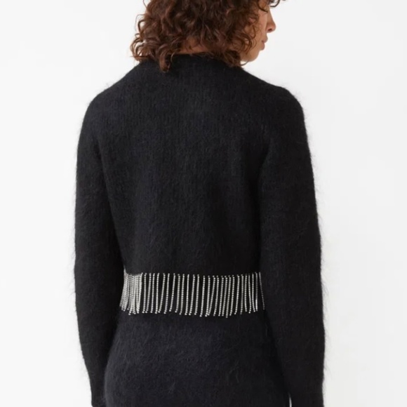 Diamanté Cropped Fringe Jumper from & Other Stories - Picture 5 of 8